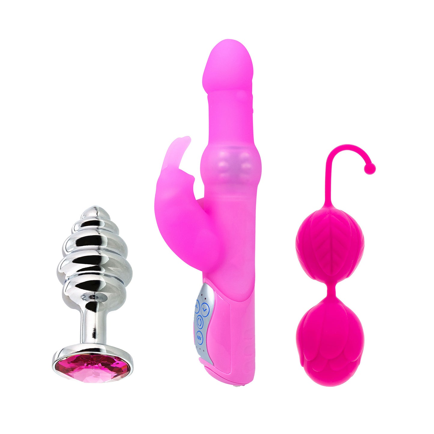 Sada - Rotační vibrátor, venušiny kuličky a anální šperk