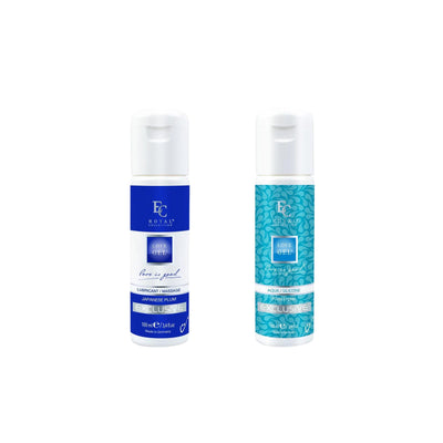 Sada Lubrikanty - Japanese Plum 2v1 + Aqua/Silicone Porn Sperm 100ml