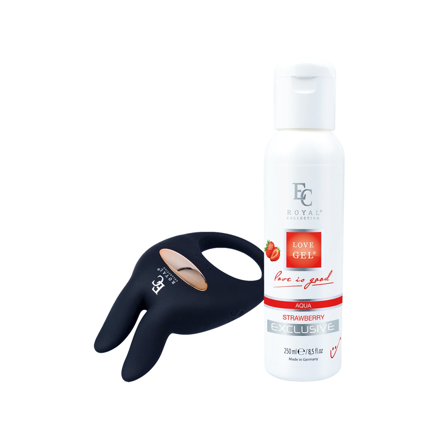 Sada - Kroužek Lorenzo a Lubrikant Strawberry 250ml
