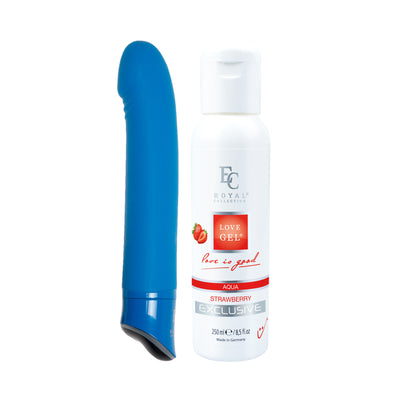 Sada - Vibrátor Pippo a Lubrikant Strawberry 250ml
