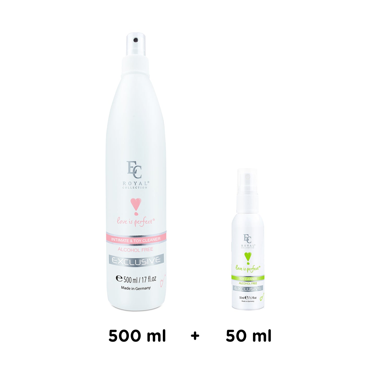 Sada Dezinfekce - Intimate & Toy Cleaner 500ml + 50ml